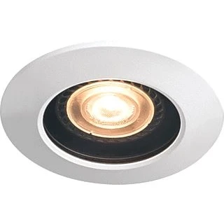 Afbeelding van Slv varu qpar51 dl plafondinbouwarmatuur voor buiten zwart wit ip20 65 1001931