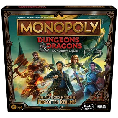 Afbeelding van Monopoly Dungeons &amp; Dragons De eer van dieven Spel voor 2 5 spelers, vanaf 8 jaar