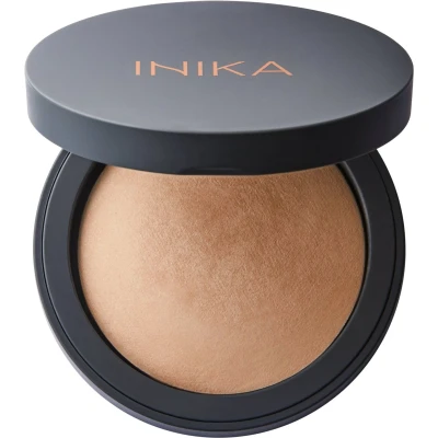 Afbeelding van INIKA REFRESH Baked Mineral Foundation Patience Vegan 100% Natuurlijk Verzorgend Alle huidtypes Minerale make up