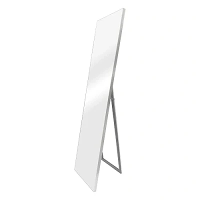 Afbeelding van Spiegel vrijstaand Barletta verstelbaar 150,6x35,6 cm zilverkleurig