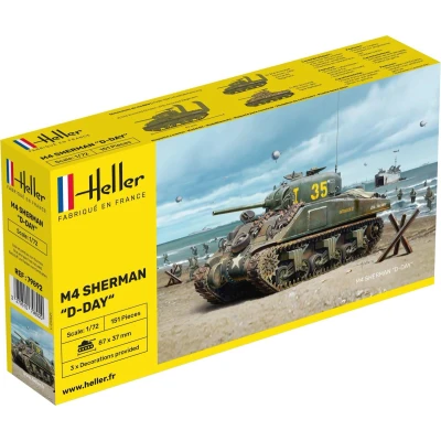 Afbeelding van 1:72 Heller 79892 Sherman Tank Plastic Modelbouwpakket