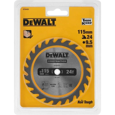 Afbeelding van DeWalt Accessoires Cirkelzaagblad 115x10x24t DT20420 QZ