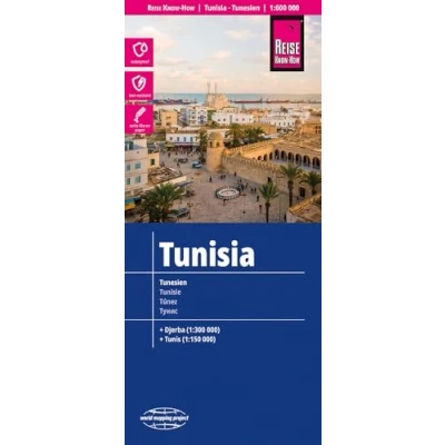 Afbeelding van Reise Know How Landkarte Tunesien / Tunisia (1:600.000): reiß und wasserfest (world mapping project)
