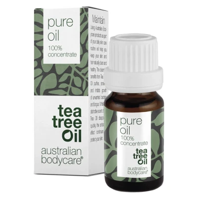 Afbeelding van Australian Bodycare Pure Tea Tree Olie 30 ml 100% puur natuurlijke uit Australië tegen huidproblemen Houdt de goede flora op huid in balans Effectief bij jeugdpuistjes en pukkeltjes