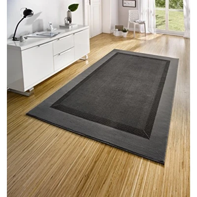 Afbeelding van Design Tapijt/Vloerkleed Band Grijs 160x230 Cm