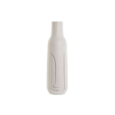 Afbeelding van Vaas Home ESPRIT Wit Mangohout Modern Gezicht 15 x 45 cm