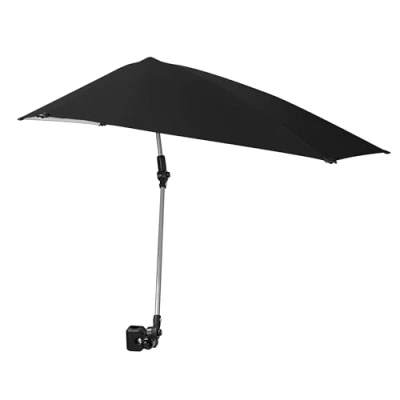 Afbeelding van Sport Brella Versa SPF 50+ Verstelbare Paraplu met Universele Klem, Zwart