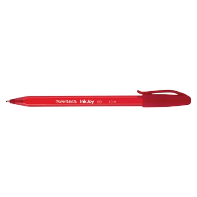 Afbeelding van Balpen Paper Mate Inkjoy 100 medium rood per 50