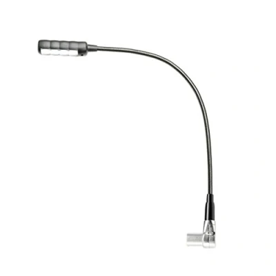 Afbeelding van Adam Hall SLED 1 ULTRA XLR 4 A Zwanenhals lampje, LED, pin XLR, haaks