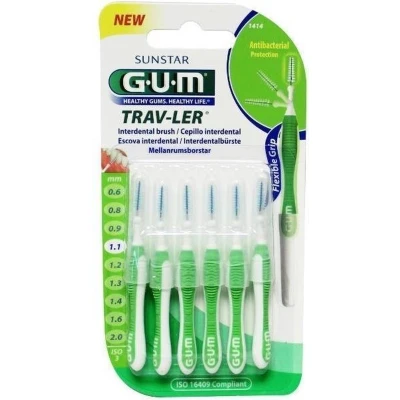 Afbeelding van Gum Trav Ler 4 Ragers 1.1mm Groen