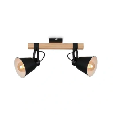 Afbeelding van Briloner Leuchten TALLE Spotlight 2406 025 2 vlam draai en zwenkbare spot gloeilampen niet inbegrepen max. 40 W IP20 x 14,5 24 cm