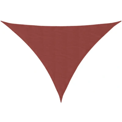 Afbeelding van vidaXL Zonnescherm driehoekig 4x5x5 m oxford stof terracottakleurig