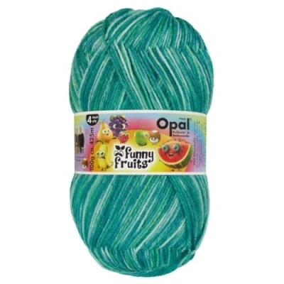 Afbeelding van Opal Funny Fruits 11412 (425m) 4 Laags Duurzaam Sok Garen 1x100g
