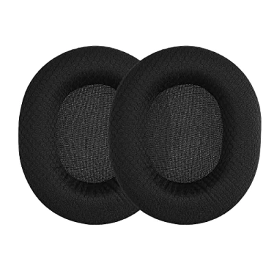 Afbeelding van kwmobile 2x oorkussens geschikt voor SteelSeries Arctis 3 / 5 7 9 9X Earpads koptelefoon in zwart
