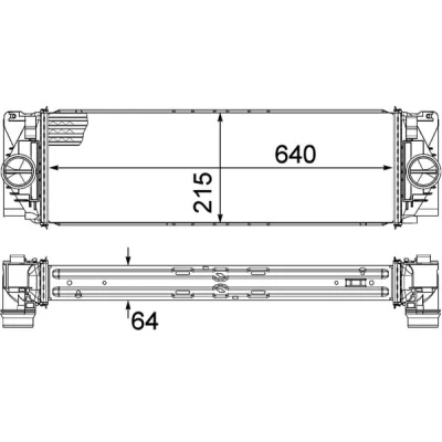 Afbeelding van Mahle Original Interkoeler CI 368 000P