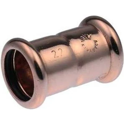 Afbeelding van VSH XPress Koper rechte koppeling 22 mm pers