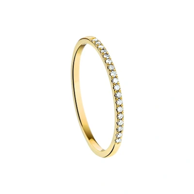Afbeelding van Geelgouden Ring diamant 0.09ct H SI 4016082 19.00 mm (60)