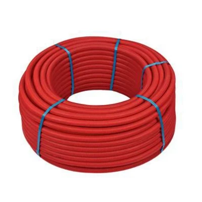 Afbeelding van 14mm x 2,0 Lengte: 50 m incl. Mantel rood Henco Alu/Pex. Artikelnr: 014MR