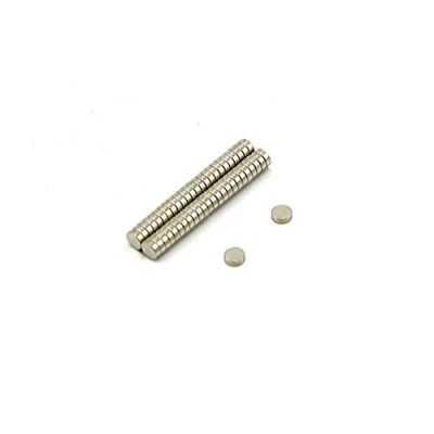 Afbeelding van N42 Neodymium magneet voor kunst, handwerk, modelproductie 3 mm diameter x 1 dik 0,19 kg trein pak van 50