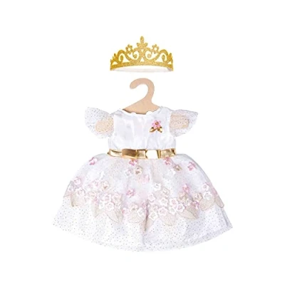 Afbeelding van Heless Poppenjurk Prinses met Kroon, 28 35 cm
