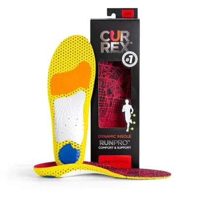 Afbeelding van CURREX RunPro zool: ontdek je inlegzool voor een nieuwe dimensie van het lopen, dynamische binnenzool, rood laag profiel, maat EU 34,5 36,5/XS, Low profiel., 34.5 36.5