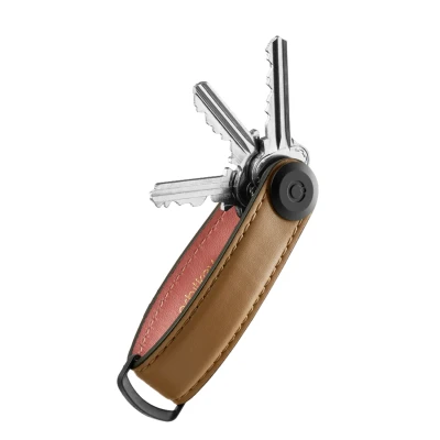 Afbeelding van Orbitkey Premium Leather 2.0 Keyholder cocoa rose