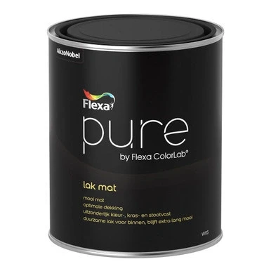 Afbeelding van Flexa Pure Lak Mat 500 ml Mengbaar