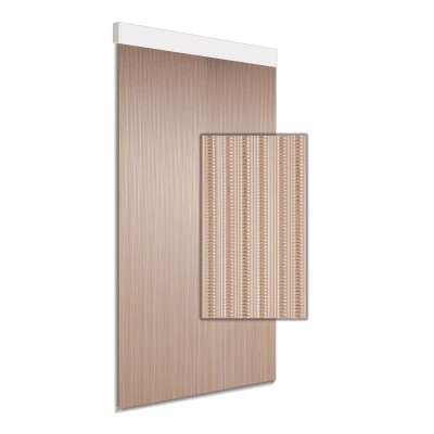 Afbeelding van DEGOR Luxe Vliegengordijn/deurgordijn lamellen transparant wit 90x210