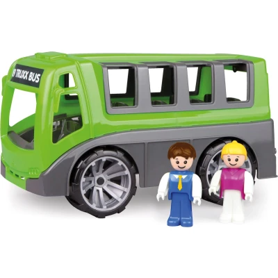 Afbeelding van Lena Tourbus Truxx Junior 28 X 16 Cm Grijs/groen 3 delig
