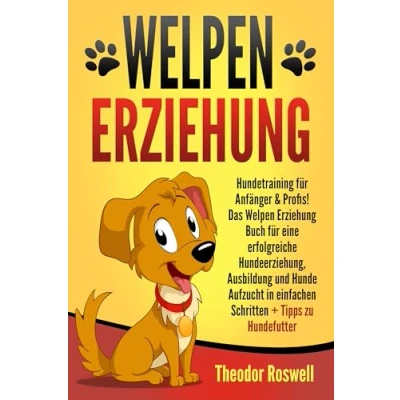 Afbeelding van Welpenerziehung: Hundetraining für Anfänger &amp; Profis! Das Welpen Erziehung Buch eine erfolgreiche Hundeerziehung, Ausbildung und Hunde Aufzucht in einfachen Schritten + Tipps zu Hundefutter