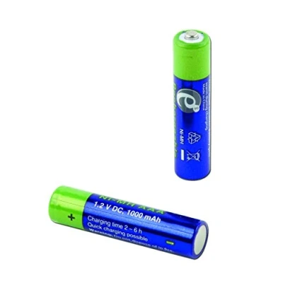 Afbeelding van Oplaadbare AAA batterijen 2 stuks 1000mAh
