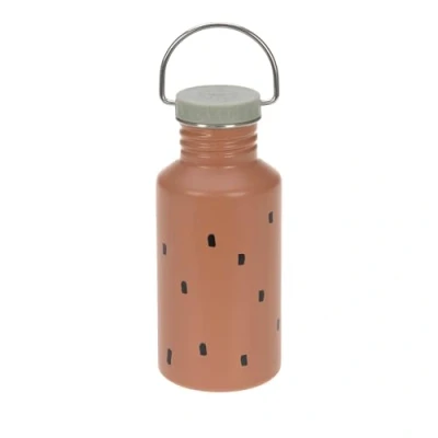 Afbeelding van LÄSSIG Roestvrijstalen drinkfles, Happy Prints karamel 500 ml
