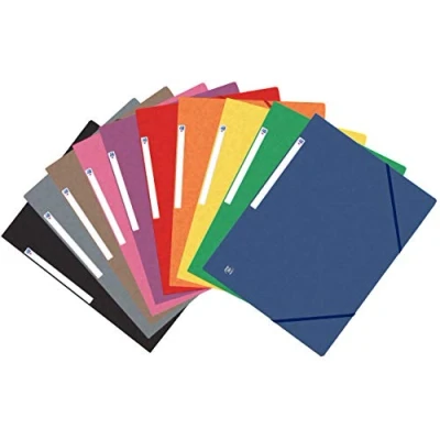 Afbeelding van Elba elastomap Top File Assorti Style lichtblauw zwart paars lichtgroen grijs rood blauw oranj...
