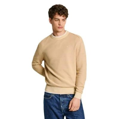 Afbeelding van Pepe Jeans Craig Longsleeve, Heren, Maat: Small, Grain beige