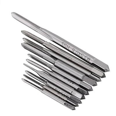 Afbeelding van 10 Stks Mini M1 naar M3.5 Machine Hand Tap Set,HSS Grove draad Tappen Threading Taps