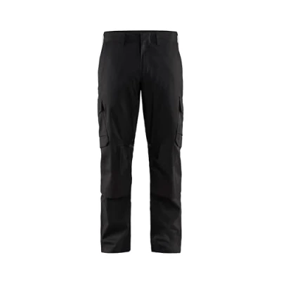 Afbeelding van Blaklader Industrie werkbroek stretch met kniezakken 1448 1832 Zwart C150
