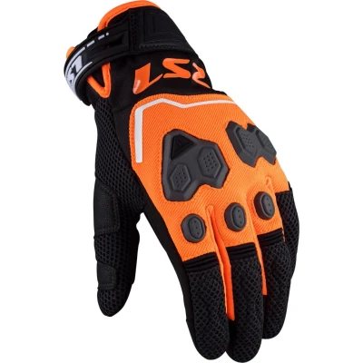 Afbeelding van LS2 handschoenen Vega zwart / oranje maat L motor scooter