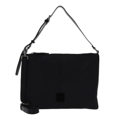 Afbeelding van FREDsBRUDER Leren Schoudertas Lazap Shoulderbag Black Zwart