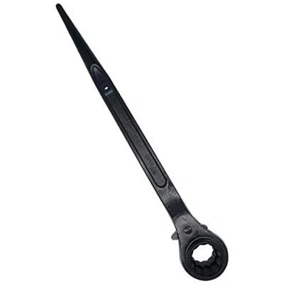 Afbeelding van 19 x 24mm zwarte ratel Podger sleutel Quick Release Steigersleutel