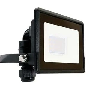 Afbeelding van V TAC VT 118 Zwarte LED Schijnwerper Samsung IP65 10W 735 Lumen 6500K 5 Jaar