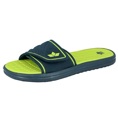 Afbeelding van Lico BARRACUDA V Uniseks volwassenen Badschoenen, Marineblauw/limoen, 41 EU