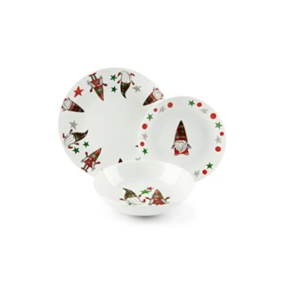 Afbeelding van Excelsa Tartan Gnome 65504 Bordenservies, 18 delig