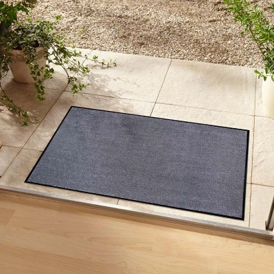 Afbeelding van Effen Deurmat Plain Wasbaar 30C Grijs 80x120 Cm