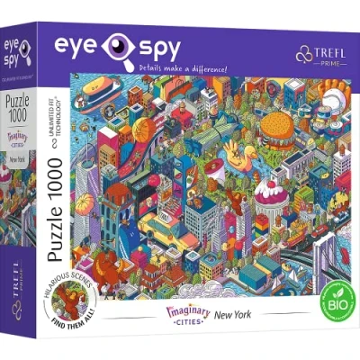 Afbeelding van Trefl Prime Eye Spy Imaginary Cities New York puzzel 1000 stukjes