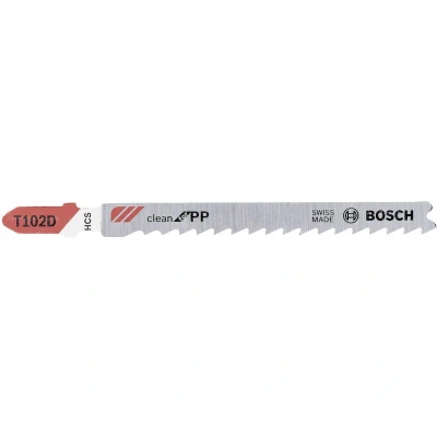 Afbeelding van Bosch Accessoires Decoupeerzaagblad HCS T102D Clean For Pp 2 stuks 2609256C56