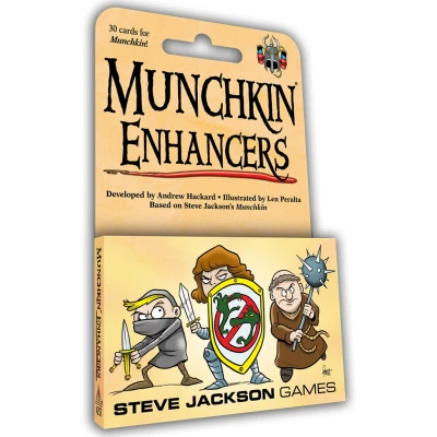 Afbeelding van Steve Jackson Games Munchkin Enhancers Expand Your Game with 30 New Cards for Any Set The Hilarious Fast Paced Card 3 to 6 Players Ages 10 and Up English