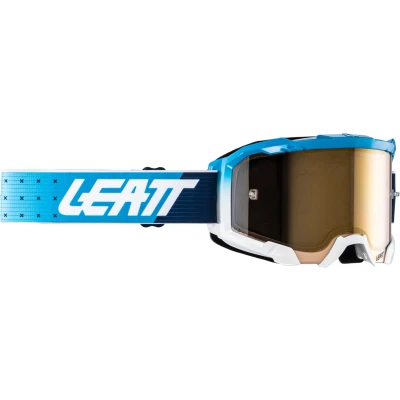 Afbeelding van Leatt 2024 Velocity 4.5 Crossbril Blauw / Brons (Lens: Iriz Bronze)