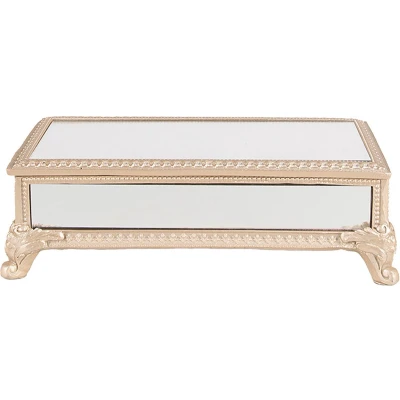 Afbeelding van Clayre &amp; Eef Sieradendoos 21x11x7 cm Beige Polyresin Rechthoek Juwelendoos