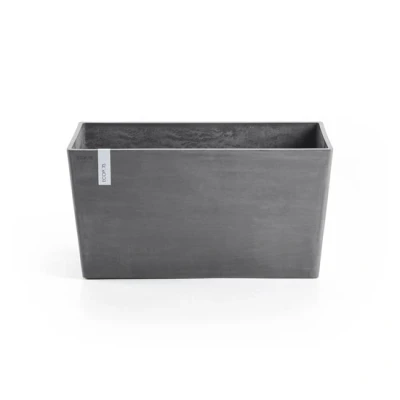 Afbeelding van Ecopots Paris lang L 100 cm grijs planten/bloembak pot