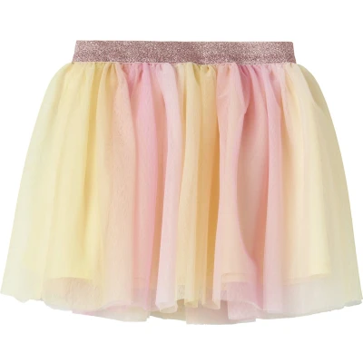 Afbeelding van NAME IT MINI midi rok geel
